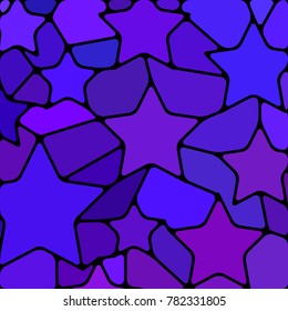 abstract vector stained-glass mosaic background