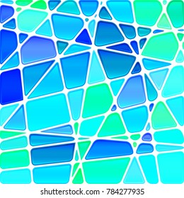 abstract vector stained-glass mosaic background