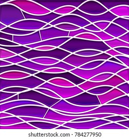 abstract vector stained-glass mosaic background