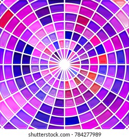 abstract vector stained-glass mosaic background