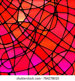 abstract vector stained-glass mosaic background