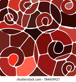 abstract vector stained-glass mosaic background