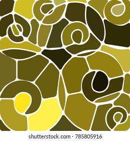 abstract vector stained-glass mosaic background
