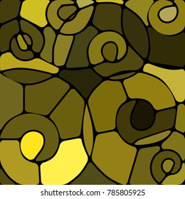 abstract vector stained-glass mosaic background