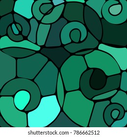 abstract vector stained-glass mosaic background