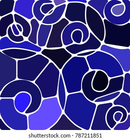 abstract vector stained-glass mosaic background