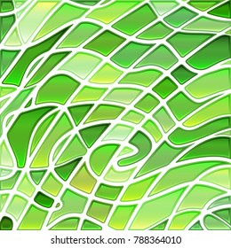 abstract vector stained-glass mosaic background