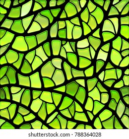 abstract vector stained-glass mosaic background