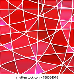 abstract vector stained-glass mosaic background