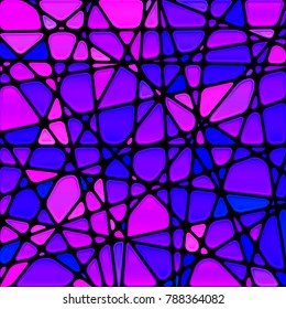 abstract vector stained-glass mosaic background