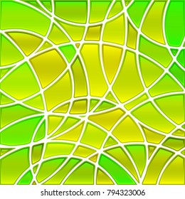 abstract vector stained-glass mosaic background