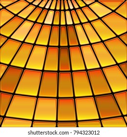 abstract vector stained-glass mosaic background