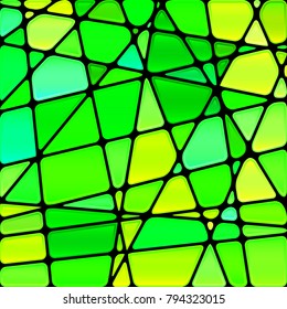abstract vector stained-glass mosaic background