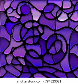 abstract vector stained-glass mosaic background