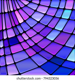 abstract vector stained-glass mosaic background