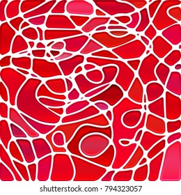 abstract vector stained-glass mosaic background