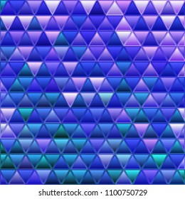 abstract vector stained-glass triangle mosaic background