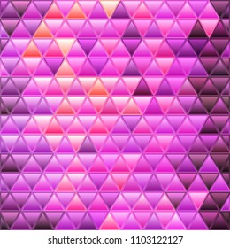 abstract vector stained-glass triangle mosaic background