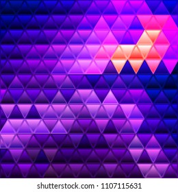 abstract vector stained-glass triangle mosaic background