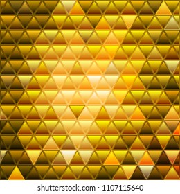 abstract vector stained-glass triangle mosaic background
