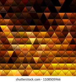 abstract vector stained-glass triangle mosaic background