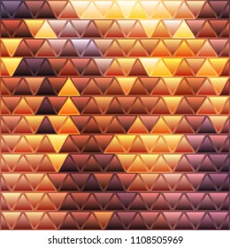 abstract vector stained-glass triangle mosaic background
