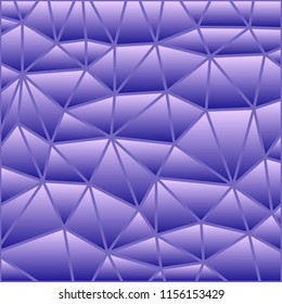 abstract vector stained-glass triangle mosaic background - purple and violet