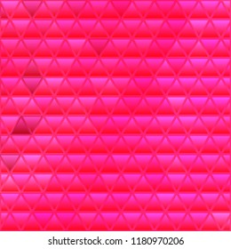 abstract vector stained-glass triangle mosaic background - pink