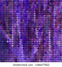 abstract vector stained-glass triangle mosaic background - purple and violet