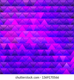 abstract vector stained-glass triangle mosaic background - purple and violet