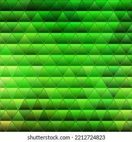 fondo abstracto de mosaico vectorial de vidrio teñido - verde brillante