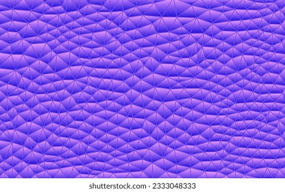 abstract vector stained-glass triangle mosaic background - purple and violet