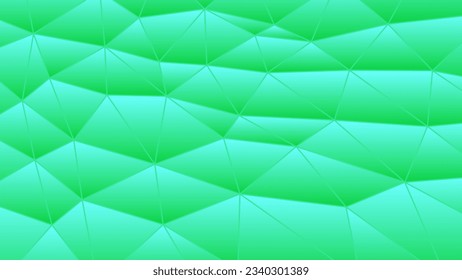 fondo abstracto de mosaico vectorial de vidrio teñido - verde y azul