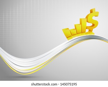 abstract vector statistic backdrop with bar graphs. Eps10