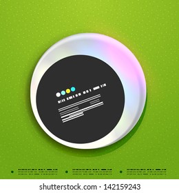 Abstract vector steps circles template