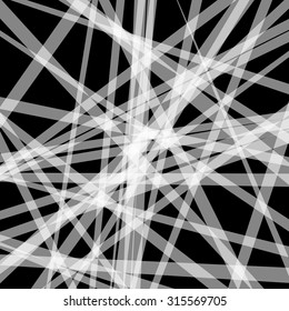 Abstract vector. Straight, pointed lines placed randomly.