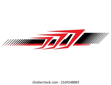 Abstract vector stripe for a sports car, boat, moto, sportswear.
Transport sticker.
means. Sports pattern. Vector background.