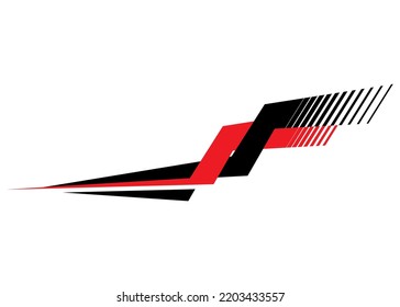 abstract
vector stripe for sports car, moto, boat. Sports pattern, vehicle sticker, sportswear pattern, for toys. Arrow. Striped vector background.