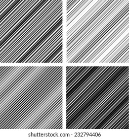 Abstract Vector Striped Seamless Pattern . 