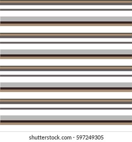 Abstract vector striped seamless pattern with colored horizontal parallel stripes. Colorful pastel background