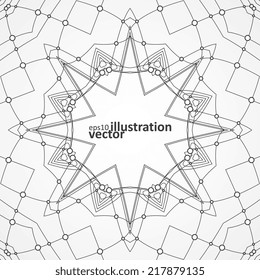 Abstract vector stylish background, futuristic technology illustration eps10