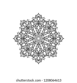 Abstract vector stylish mandala design