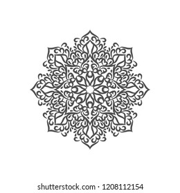 Abstract vector stylish mandala design