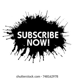 Abstract Vector Subscribes, water spray illustration
