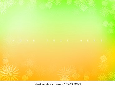 Abstract vector summer floral subtle soft background