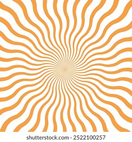Abstract vector sun rays wave background