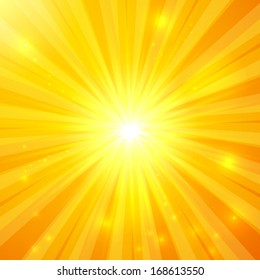 Abstract vector sunny background