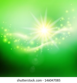 Abstract vector sunshine background