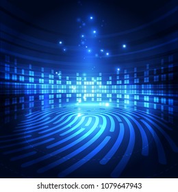 Abstract vector super high speed digital technology concept. background illustration