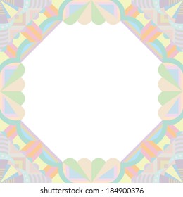 abstract vector sweet frame photo use for background design